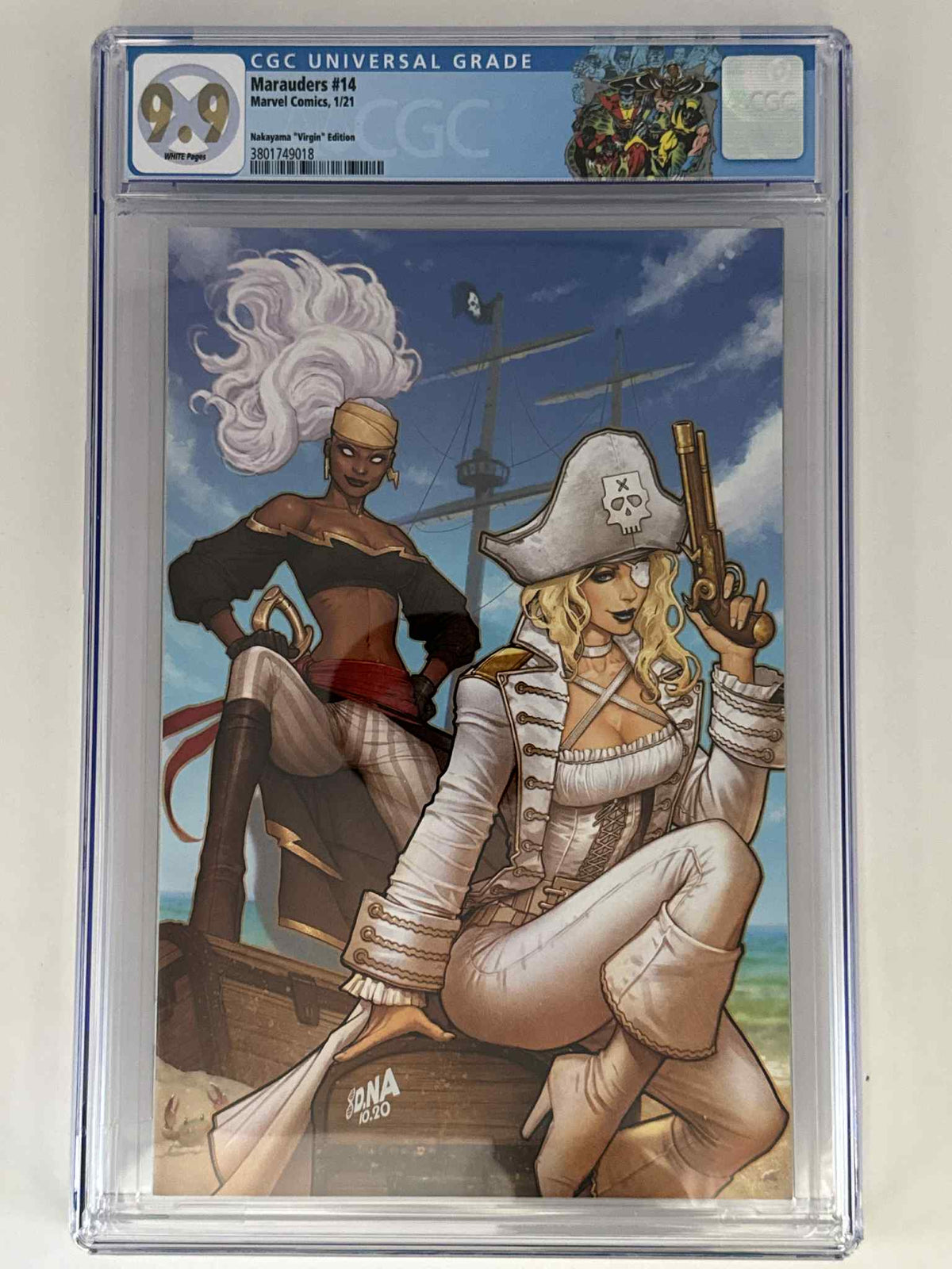 Marauders #14 CGC 9.9 Blue Label Nakayama Exclusive Virgin Variant