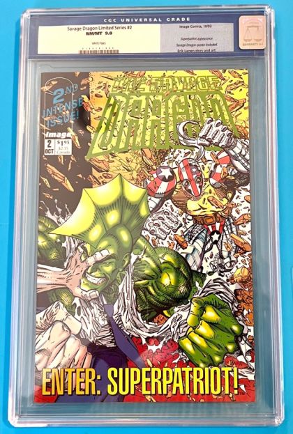 Savage Dragon Vol. 1 #2 (Image, 1992) CGC 9.8