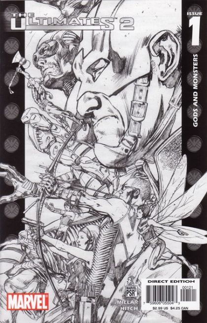 The Ultimates Vol. 2 #1 – Variant Sketch Edition (Marvel, 2004)