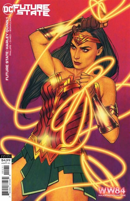 Future State: Harley Quinn #1 – Variant Jenny Frison Wonder Woman 1984 Card Stock Cover (DC, 2021)