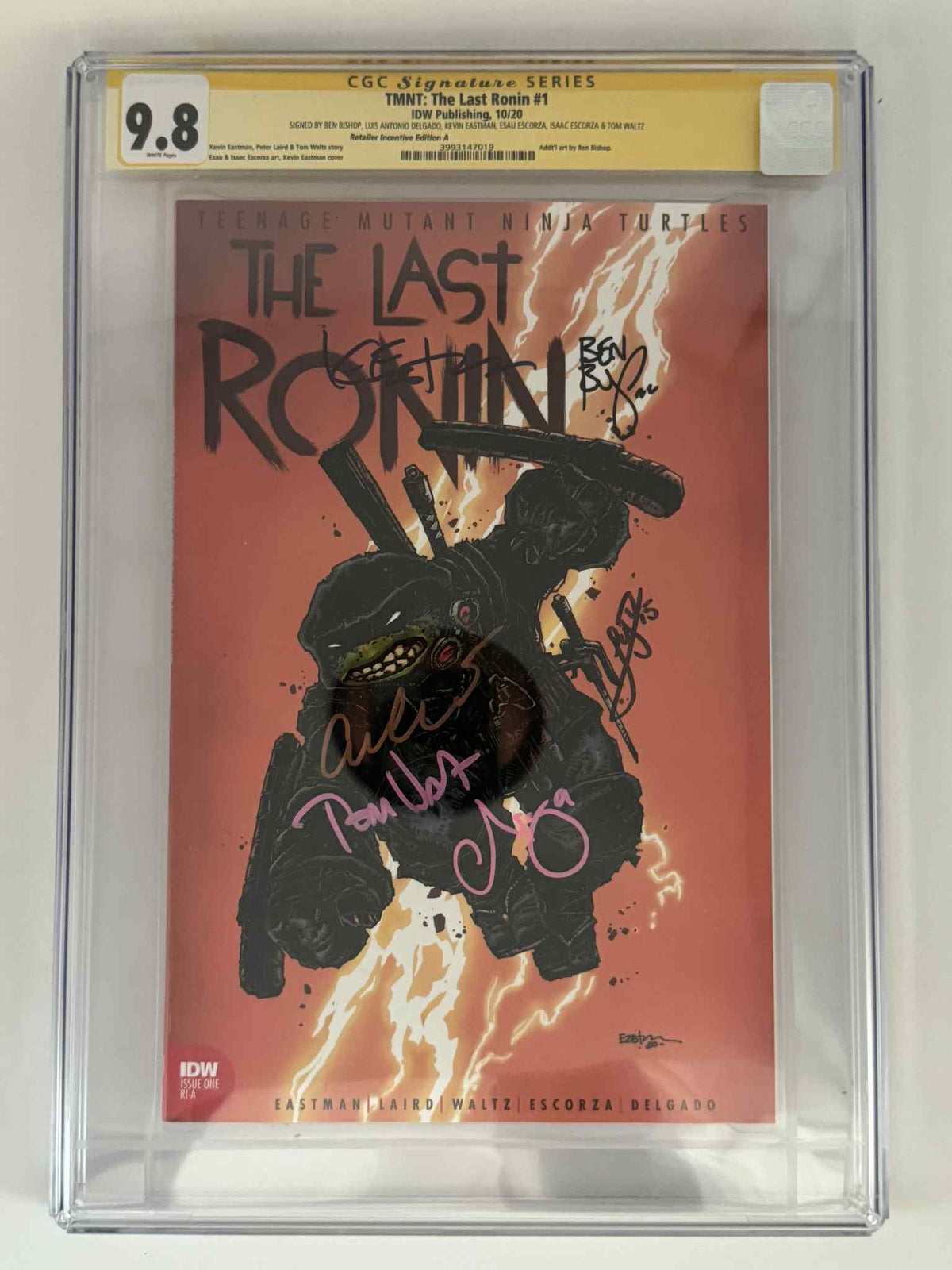 TMNT: The Last Ronin #1 — Eastman Variant — Six Signatures — CGC 9.8 Yellow Label