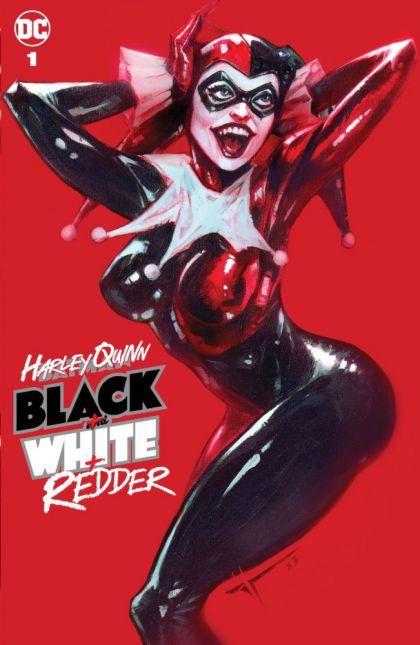 Harley Quinn: Black + White + Redder #1 – Ivan Tao Exclusive Variant (DC, 2023)