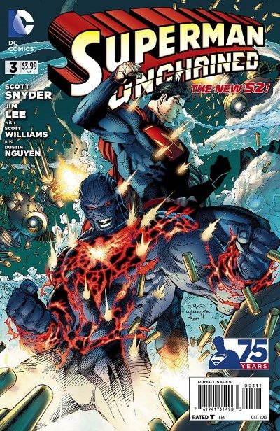 Superman Unchained #3 – Regular Jim Lee Cover (DC, 2013)