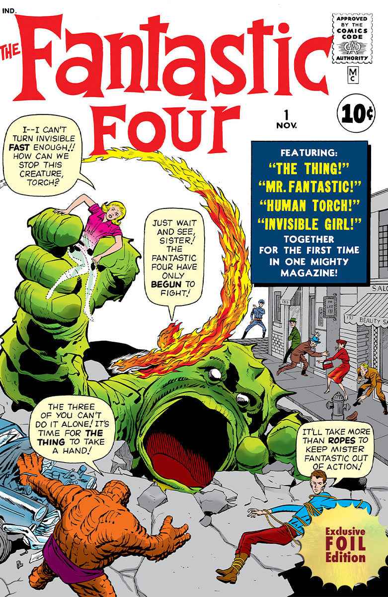 Foil Fantastic Four #1 Facsimile Edition Foil Variant [New Printing] Cb