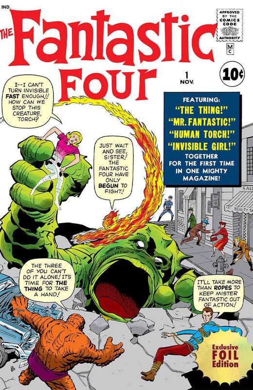 Foil Fantastic Four #1 Facsimile Edition Foil Variant [New Printing] Cb
