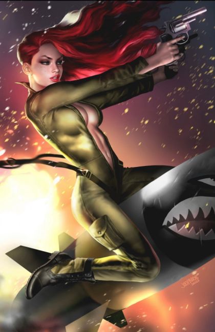 Heat Seeker: A Gun Honey Series #4 – Josh Burns Exclusive Variant (Ltd. 500) (Titan Books, 2023)