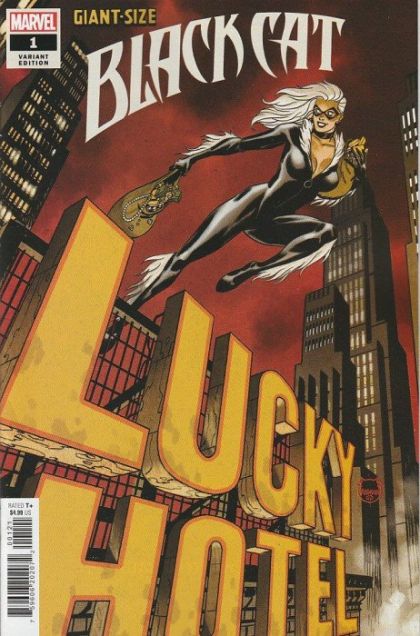 Giant-Size Black Cat: Infinity Score #1 – Dave Johnson Lucky Variant (Marvel, 2021)