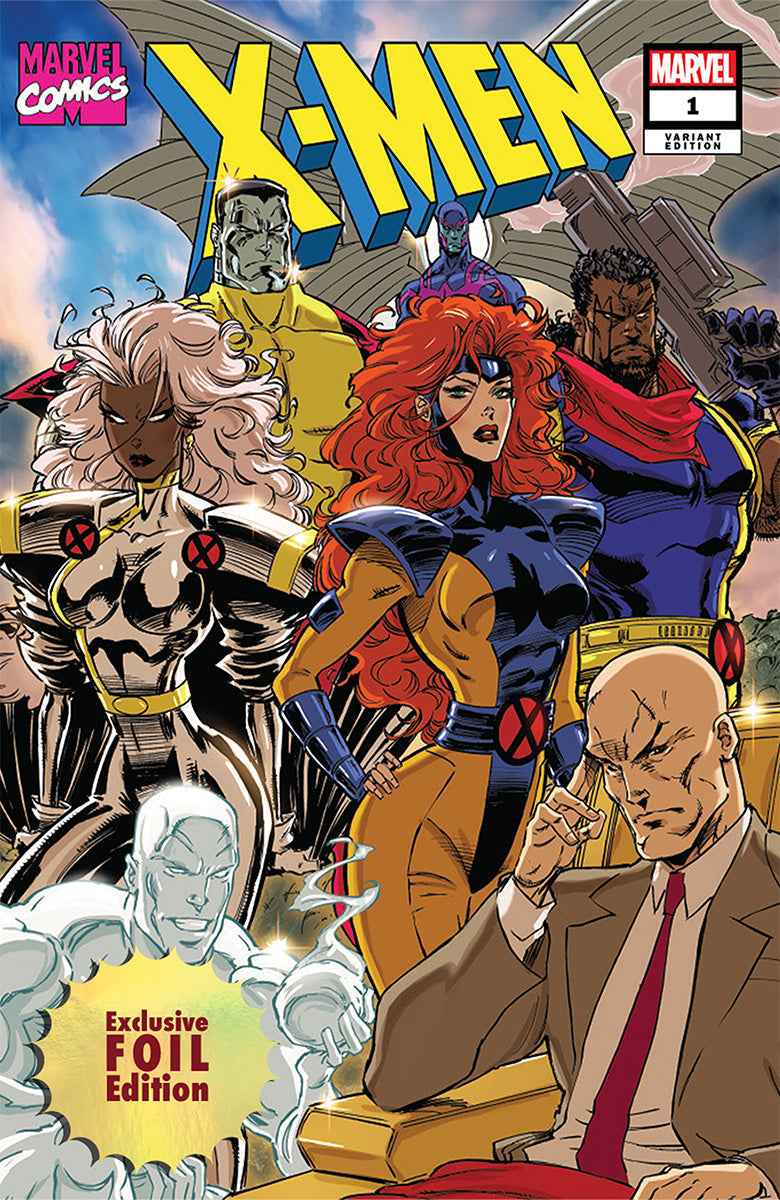 Foil X-Men #1 (1991) Facsimile Kaare Andrews MegaCon 2025 Exclusive Gold Team Variant