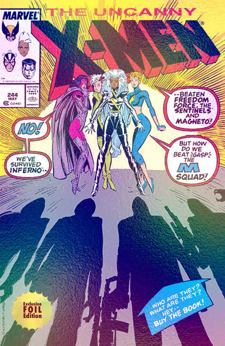 Foil Uncanny X-Men #244 Facsimile Unknown Comics Marc Silvestri Exclusive Variant