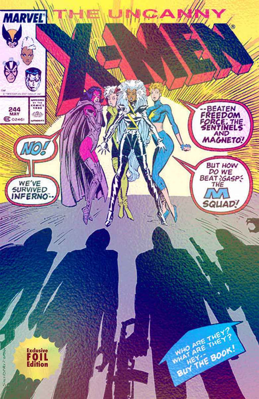 Foil Uncanny X-Men #244 Facsimile Unknown Comics Marc Silvestri Exclusive Variant