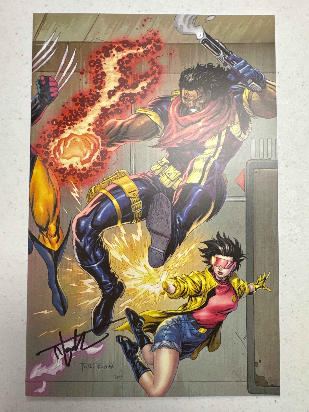 Uncanny X-Men #6 — Tyler Kirkham Virgin Variant — Signed — Unknown Comics