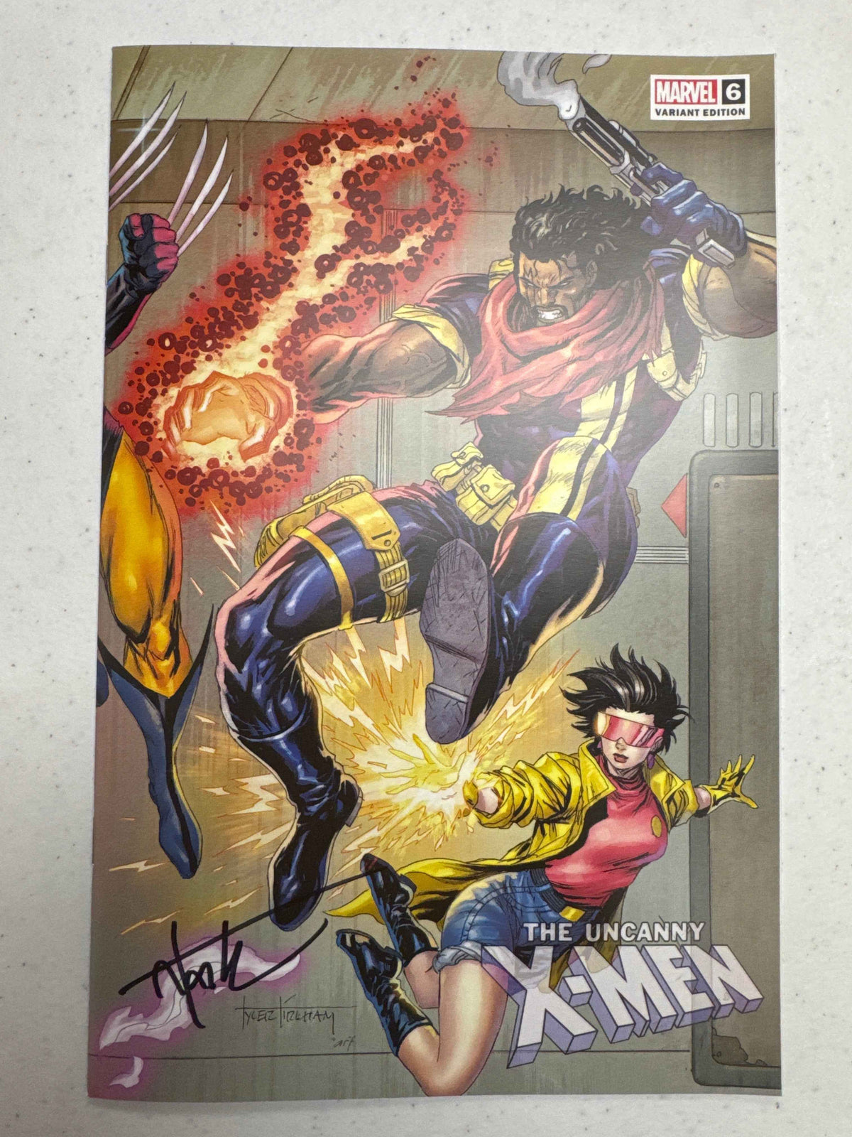 Uncanny X-Men #6 — Tyler Kirkham Variant — Signed — Unknown Comics