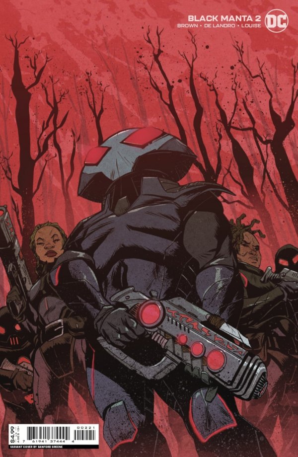 Black Manta #2 – Sanford Greene Variant (DC, 2021)