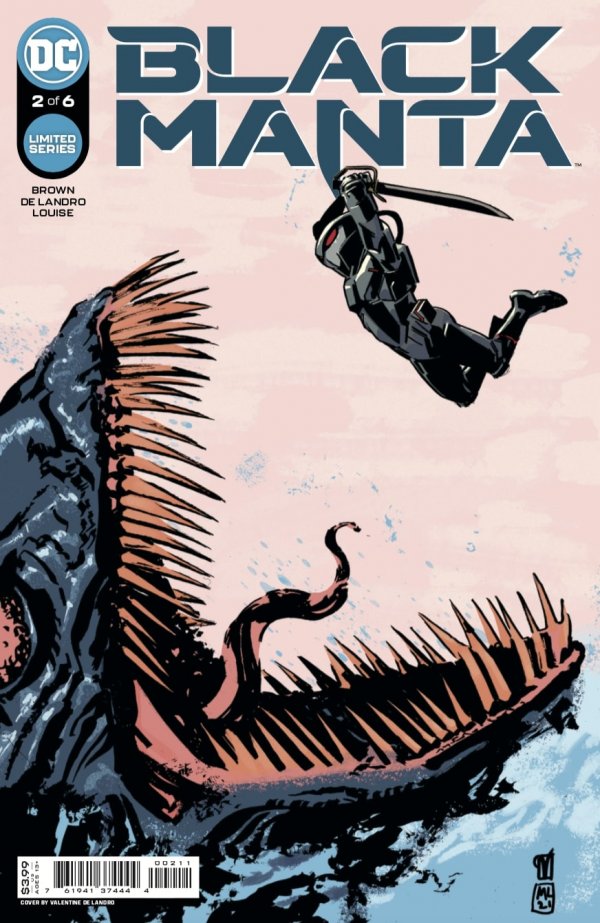 Black Manta #2 – Valentine De Landro Regular Cover (DC, 2021)