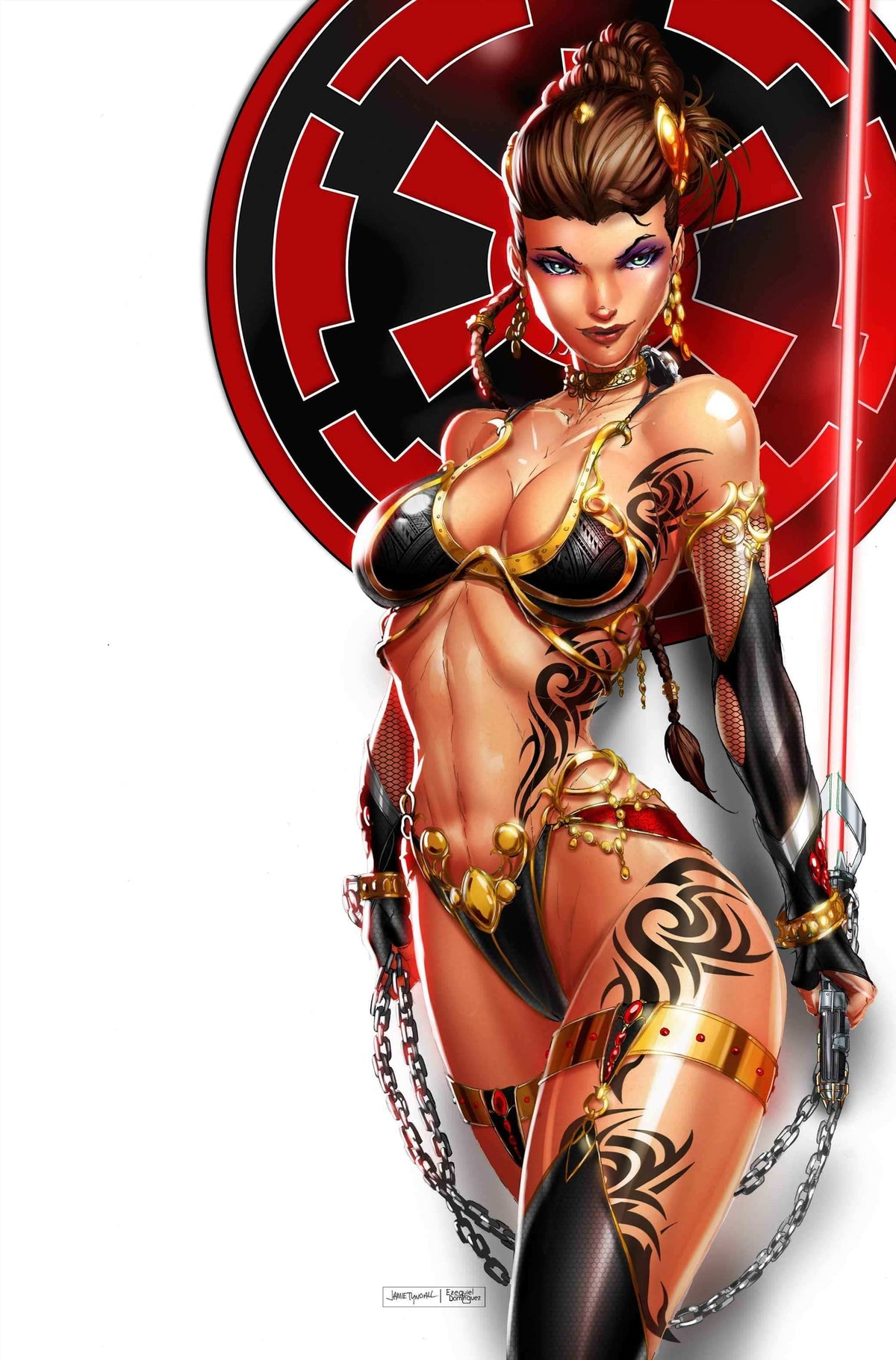 Galactic Princess Sith Sketch Cover Comic