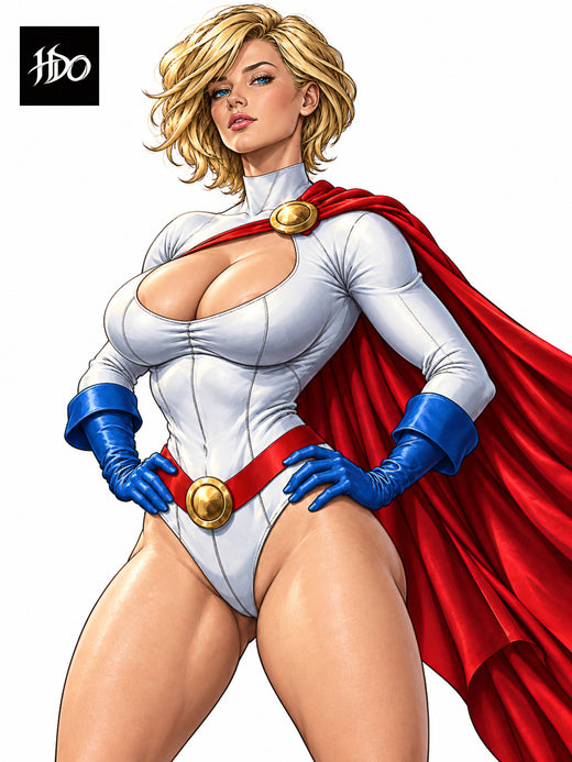 Power Girl — Cover A | 11×17 Art Print by Lusitan Art