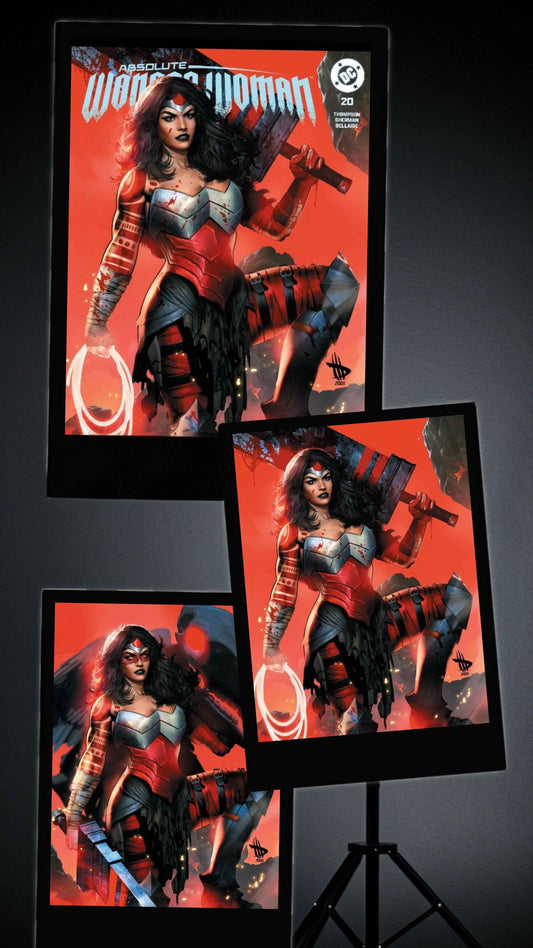 Absolute Wonder woman #20 David Wilkins Master set