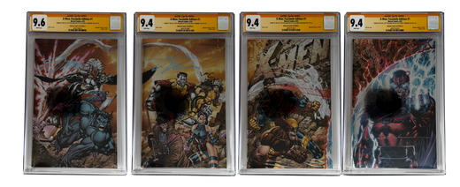 X-Men #1 (1991) Facsimile — Signed Foil 4-Book CGC Yellow Label Set #1