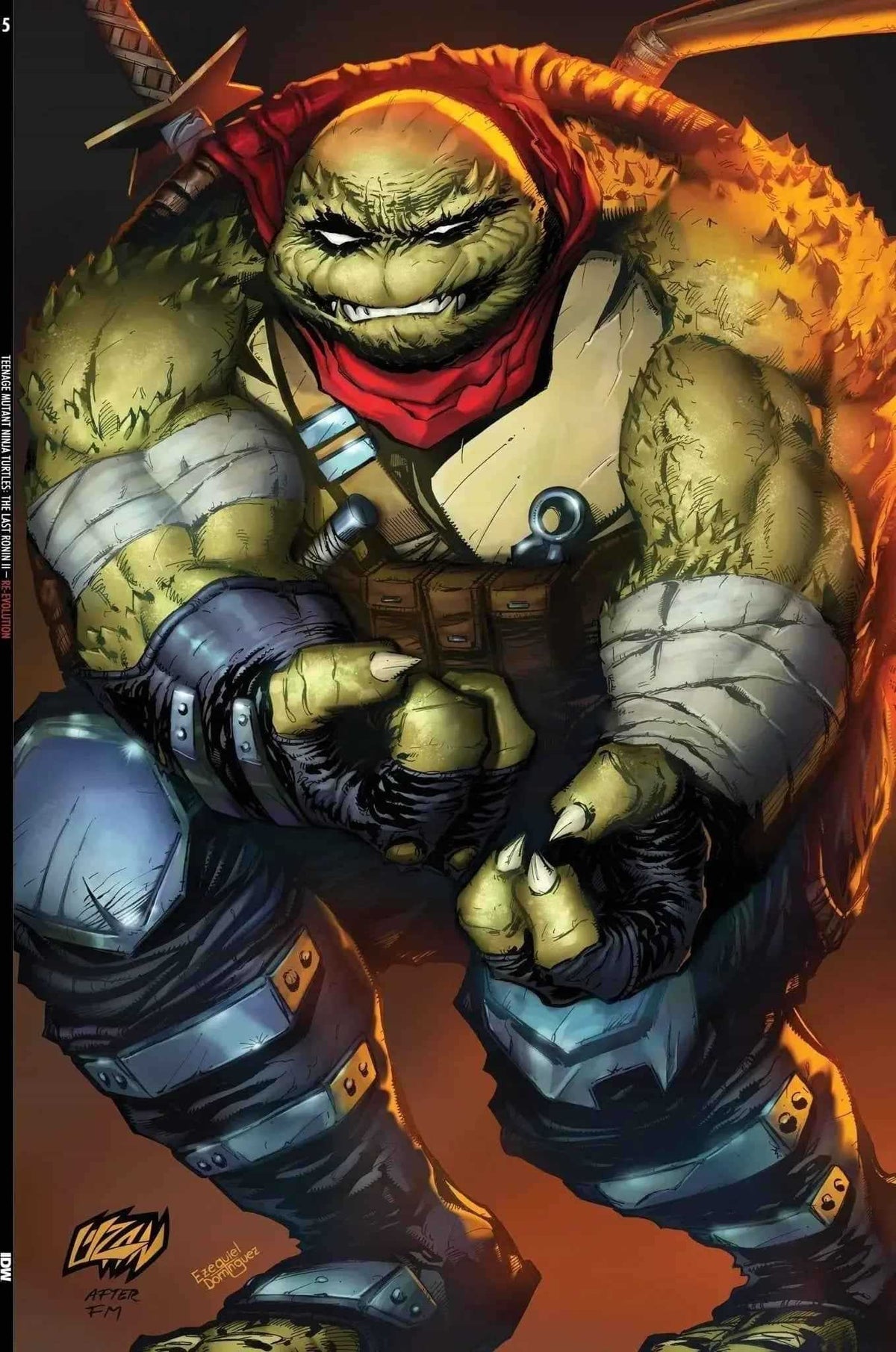Teenage Mutant Ninja Turtles: The Last Ronin II - Re-Evolution #5 East Coast Comics Exclusive Franck Uzan Variant - Virgin