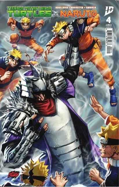 Teenage Mutant Ninja Turtles x Naruto #4 - East Coast Comics Franck Uzan Variant