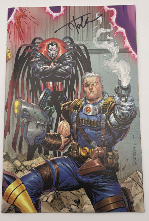 Cable: Love & Chrome #1 Unknown Comics Tyler Kirkham Connecting Cover Exclusive Virgin Variant — Signed by Tyler Kirkham