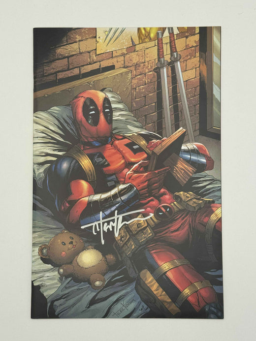 Deadpool & Wolverine: WWIII #1 Tyler Kirkham Unknown Comics Exclusive Virgin Variant — Signed by Tyler Kirkham