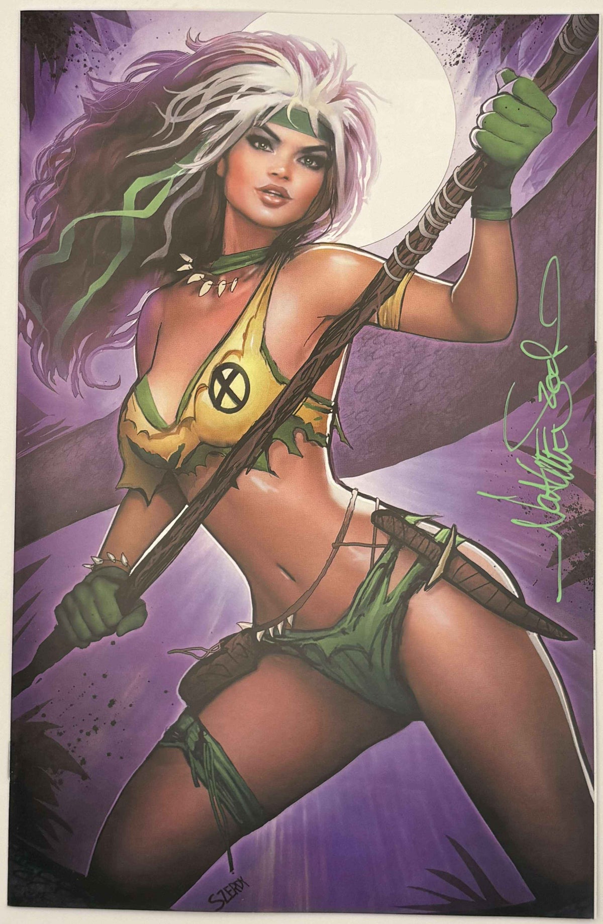 Rogue: The Savage Land #1 Unknown Comics Nathan Szerdy Exclusive Virgin Variant — Signed by Nathan Szerdy