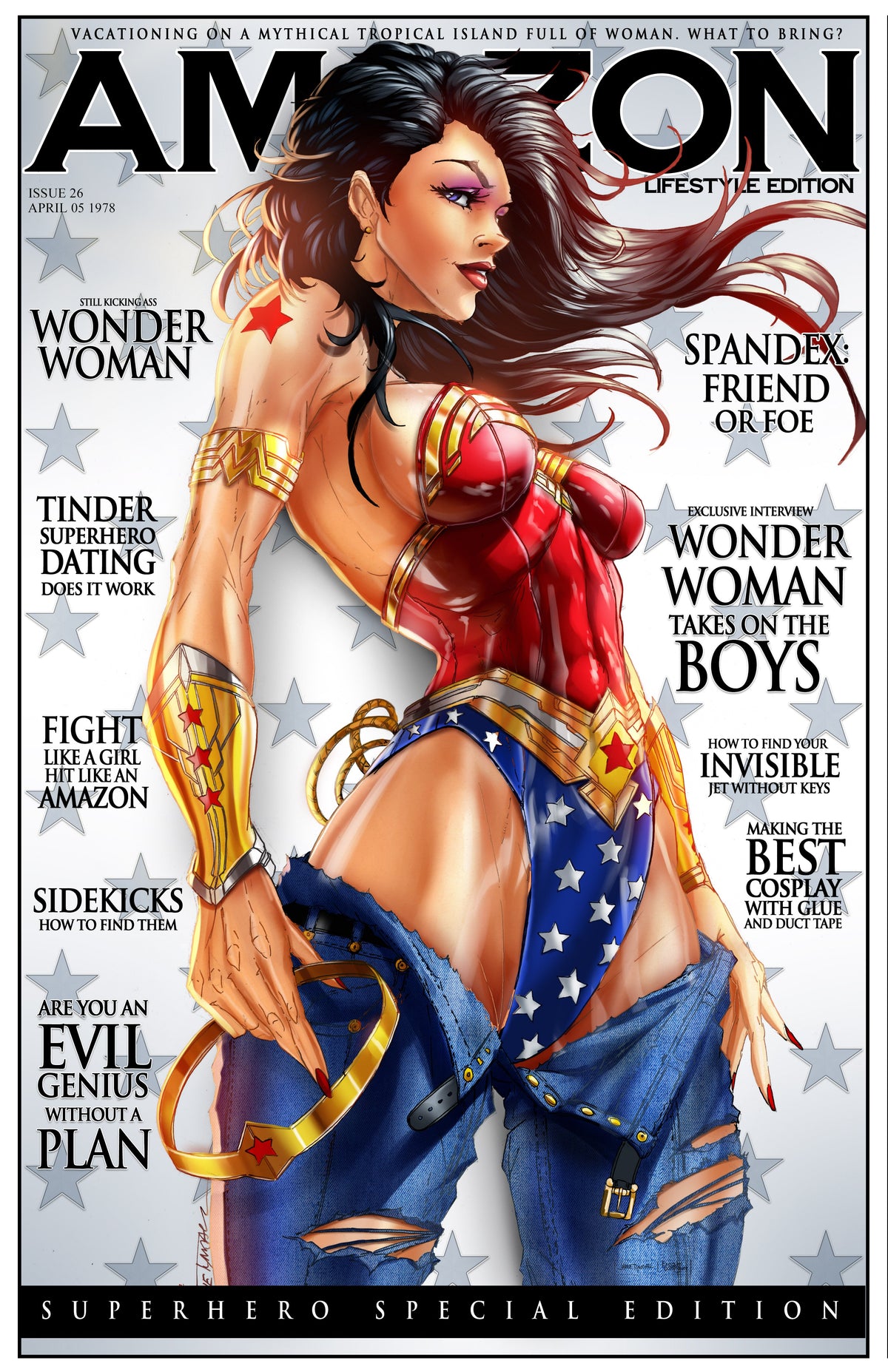 2023 Amazon Princess Magazine Metal Cosplay Variant Comic